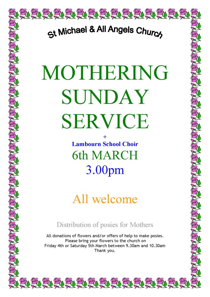 mothering sunday 2016