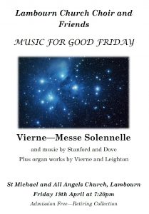 Good Friday Concert 2019